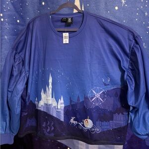 Disney Purple & Blue Fairytale Castle Pullover Hoodie